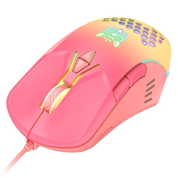 ONIKUMA CW902 Wired Gaming Mouse With Colorful Lighting - Rainbow