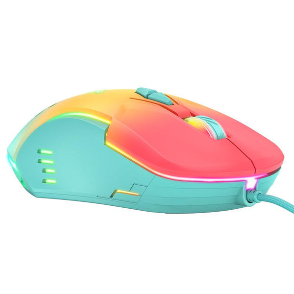 ONIKUMA CW902 Wired Gaming Mouse With Colorful Lighting - Rainbow