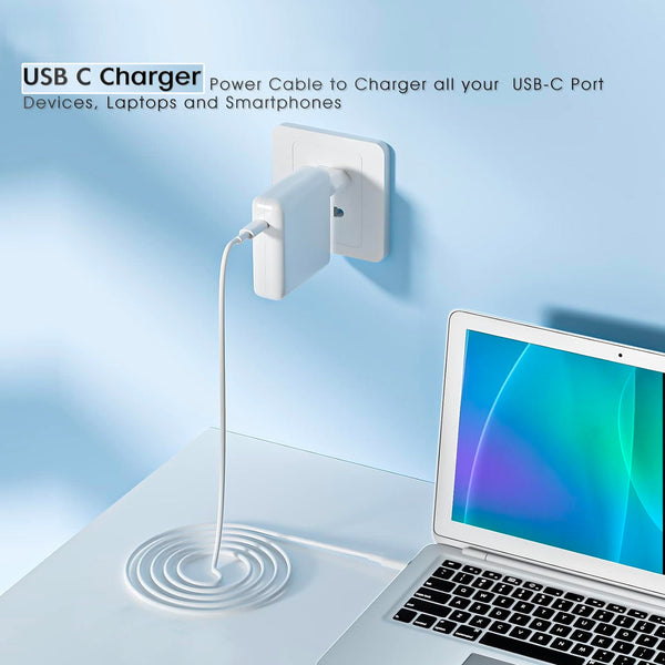 High-Power 87W MacBook Charger with Type-C Cable: Fast and Reliable Charging Solution
