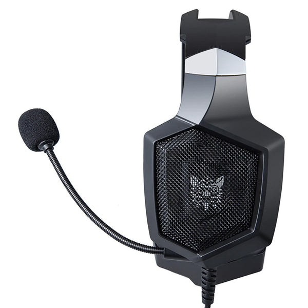 ONIKUMA K8 Wired Stereo Gaming Headphones With Mic LED RGB Lights - Black