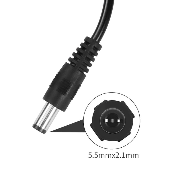 USB to 12V DC Cable Convertor with 2.1mm Male Connector
