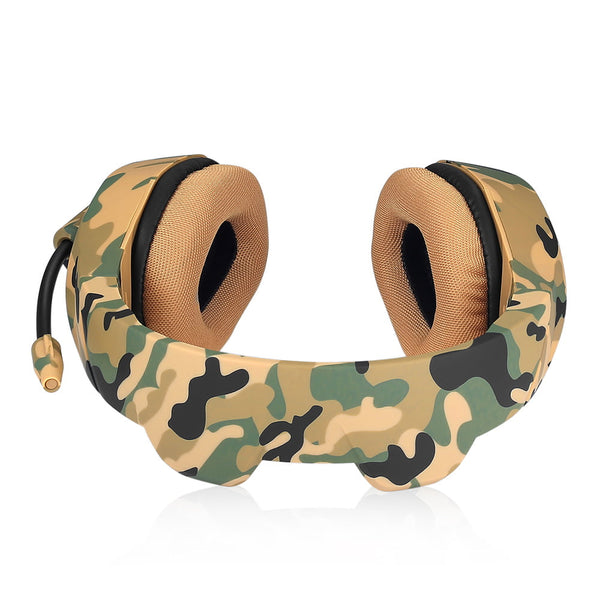 ONIKUMA K1-B Camouflage Elite stereo gaming headset - Yellow