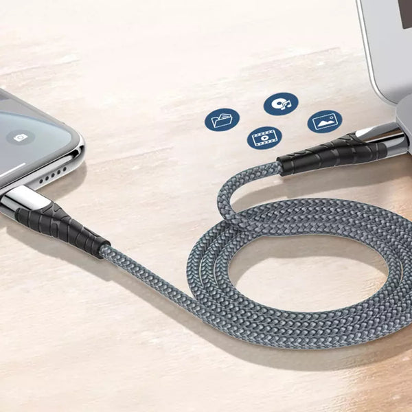 LDNIO Fast Charging LC101 3A Data Cable Type C to Type C 65W Power PD Charge & Sync Cable