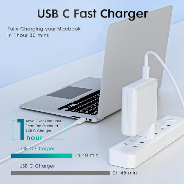 High-Power 87W MacBook Charger with Type-C Cable: Fast and Reliable Charging Solution