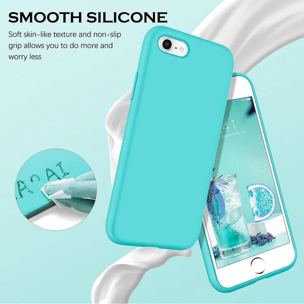 Cell Fixer Shockproof Liquid Silicone Case For Apple iPhone 7/ 8 / SE 2020 (4.7