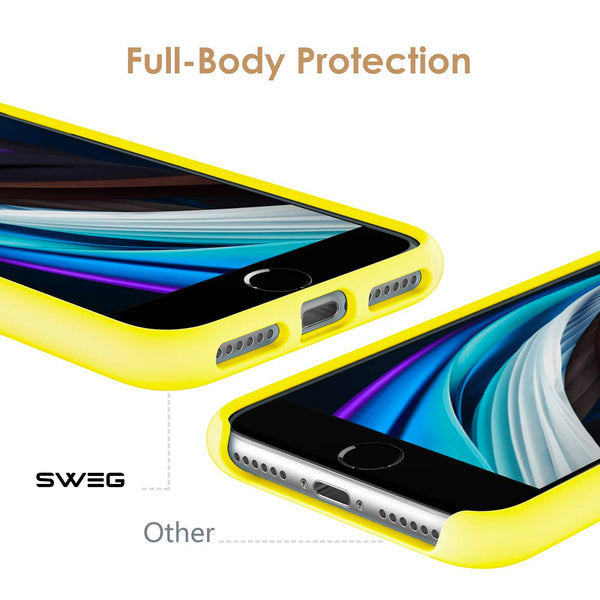 Cell Fixer Shockproof Liquid Silicone Case For Apple iPhone 7/ 8 / SE 2020 (4.7