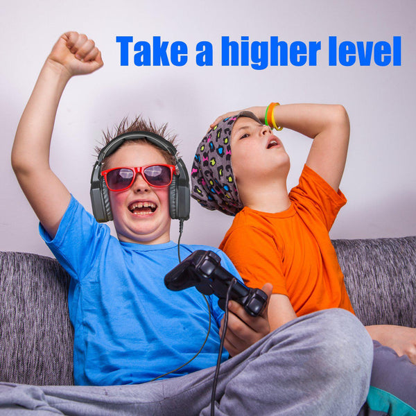 ONIKUMA K8 Wired Stereo Gaming Headphones With Mic LED RGB Lights - Black