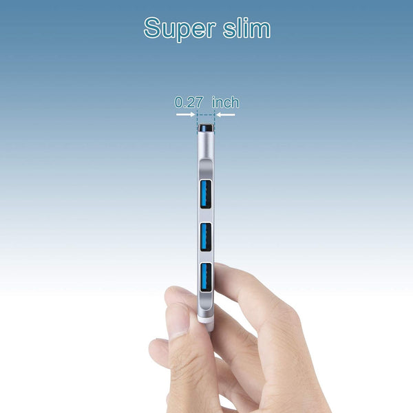 Mini USB Hub Extensions, 4 Port USB 3.0 Hub Expander