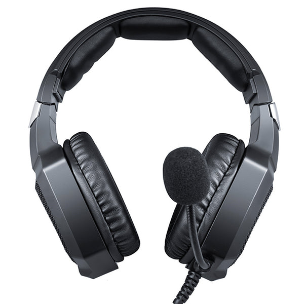 ONIKUMA K8 Wired Stereo Gaming Headphones With Mic LED RGB Lights - Black