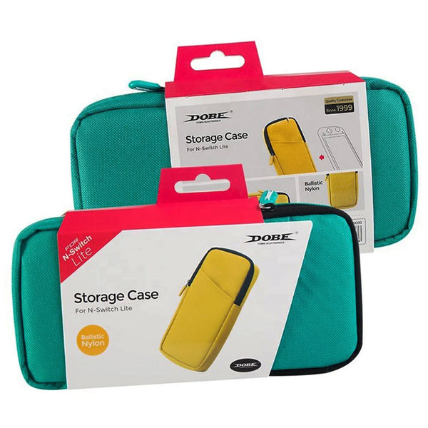 Dobe Portable Bag Storage Case For N- Switch Lite Ballistic Nylon - Turquoise
