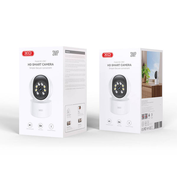 HD Smart Wifi Camera XO-CR01 Smart Treasure 300W Pixel Camera - White