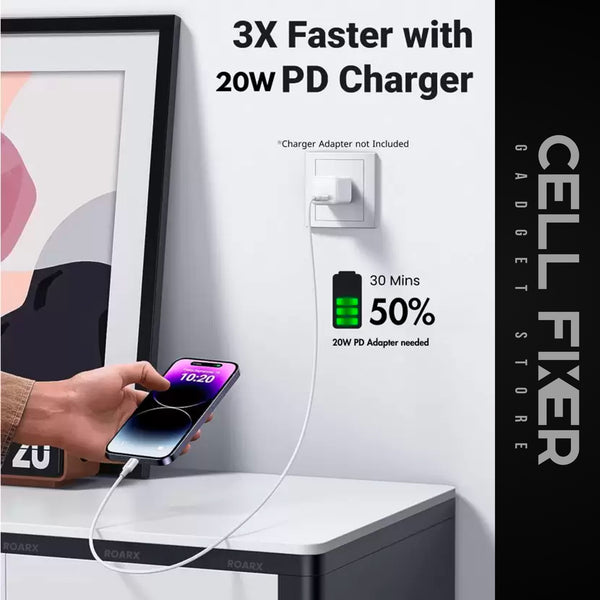 PD Fast Charge 27W Data Cable 2M Type-C to Lightning WUW-X188