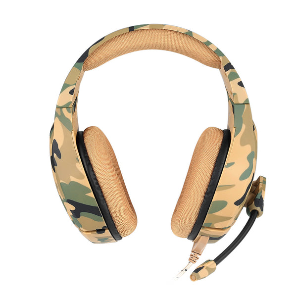 ONIKUMA K1-B Camouflage Elite stereo gaming headset - Yellow