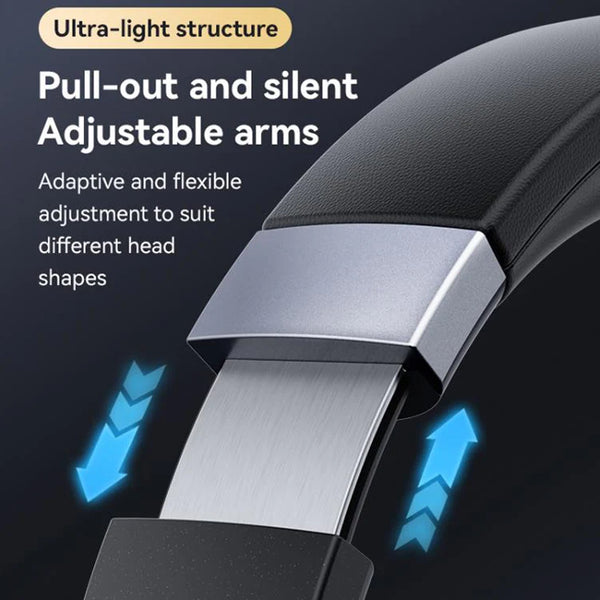 Yesido EP07 Hybrid Dual-feed ANC Noise Reduction Bluetooth Headphones(Black)