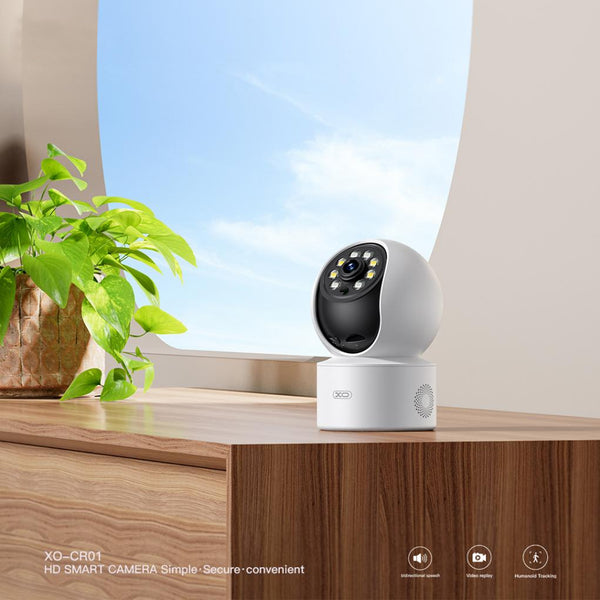 HD Smart Wifi Camera XO-CR01 Smart Treasure 300W Pixel Camera - White