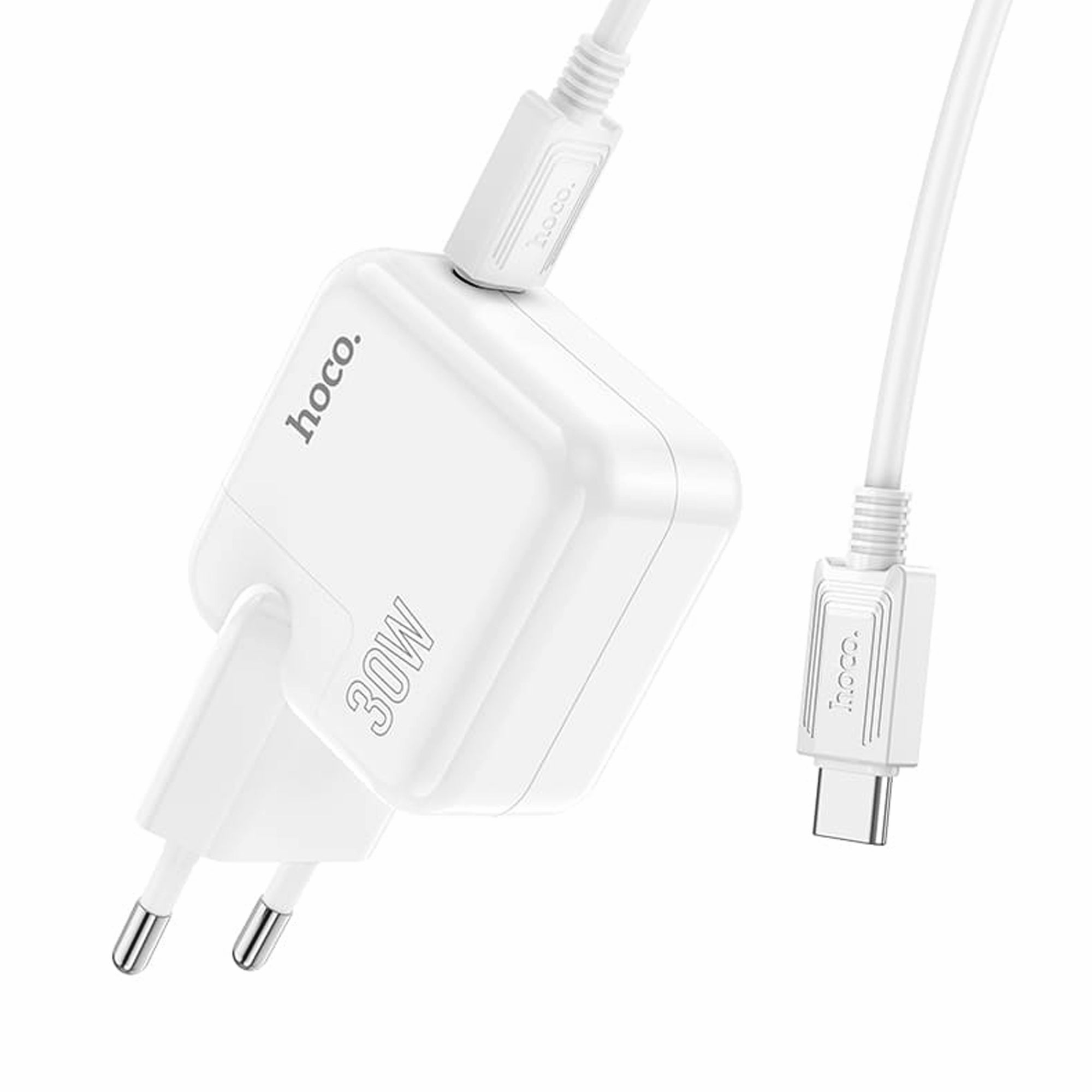 Hoco C112A Advantage wall charger single port PD30W charger(EU) set(Type-C to Type-C)