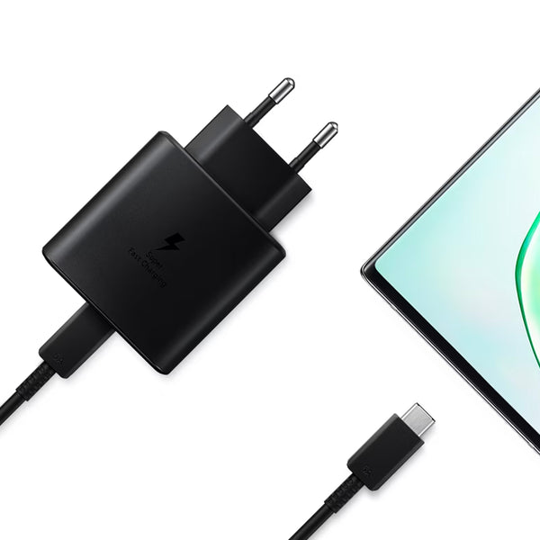 Type-C 45W PD Fast Charging Adapter Black for Samsung