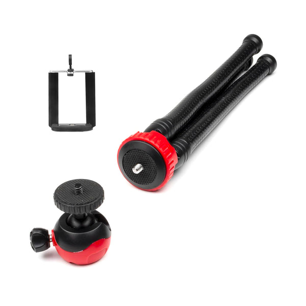 Premium Waterproof Flexible Tripod for GoPro, Smartphone With Remote