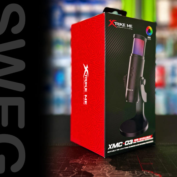 XTRIKE ME XMC-03 USB RGB Gaming Streaming Microphone For PC | Black