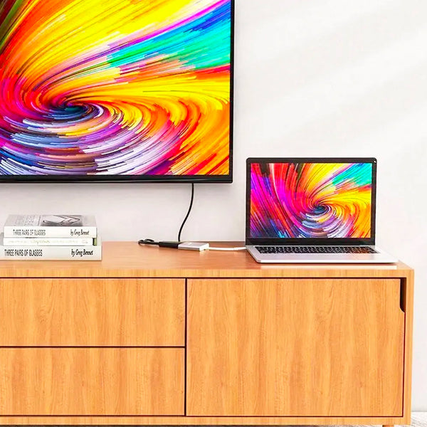 Converter Hub Type-c to HDMI - USB 3.0 - PD Aluminum Alloy Adapter - Silver