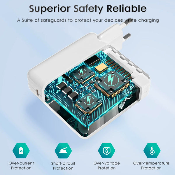 MacBook Charger 87W Power Adapter with USB TYPE-C Cable