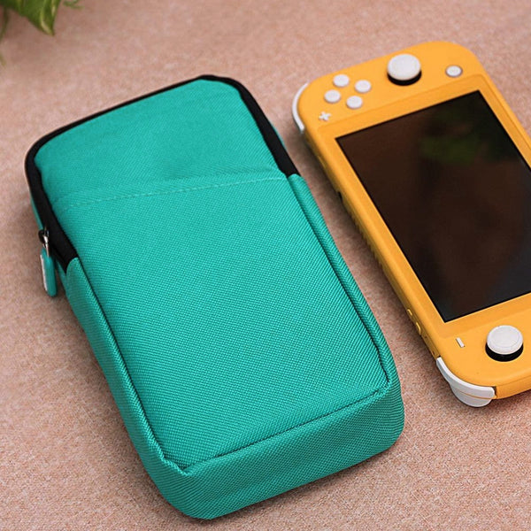 Dobe Portable Bag Storage Case For N- Switch Lite Ballistic Nylon - Turquoise
