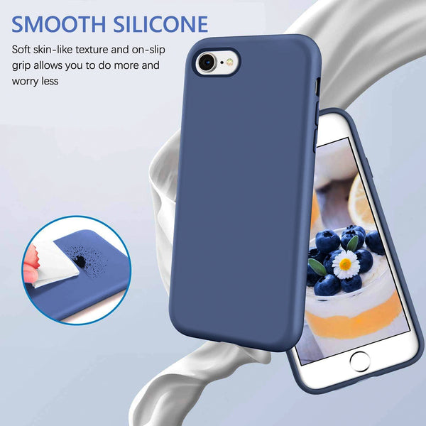 Cell Fixer Shockproof Liquid Silicone Case For Apple iPhone 7/ 8 / SE 2020 (4.7