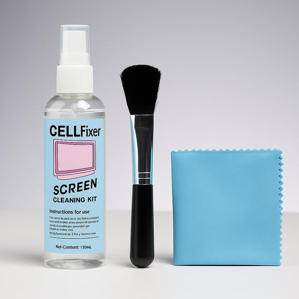 LCD Screen Cleaning Kit 3-In-1 for TV, Smart Phone, Monitors , Laptop 120ML