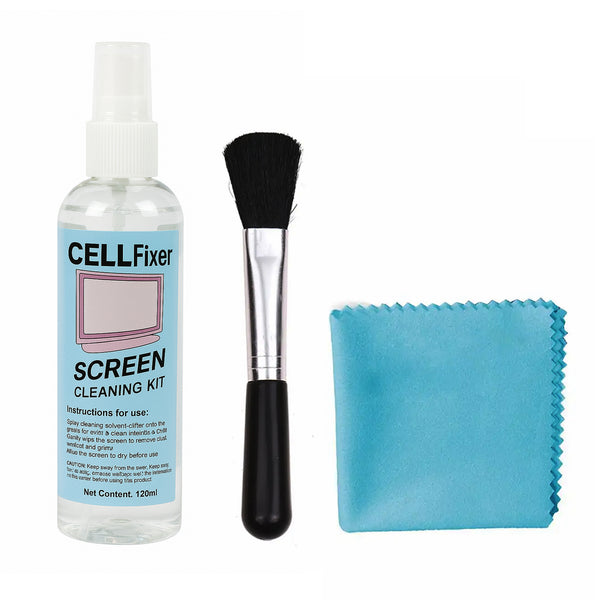 LCD Screen Cleaning Kit 3-In-1 for TV, Smart Phone, Monitors , Laptop 120ML