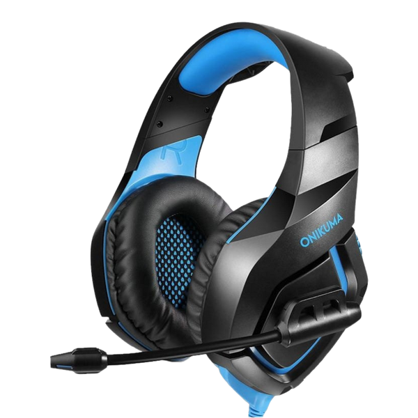 ONIKUMA K1-B Elite stereo gaming headset Black & Blue