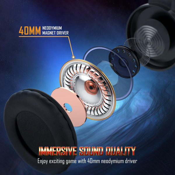 ONIKUMA K19 Professional Gaming Headphone with RGB LED Backlight