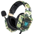 ONIKUMA K8 Wired Stereo Gaming Headphones With Mic LED RGB Lights - Camo Green