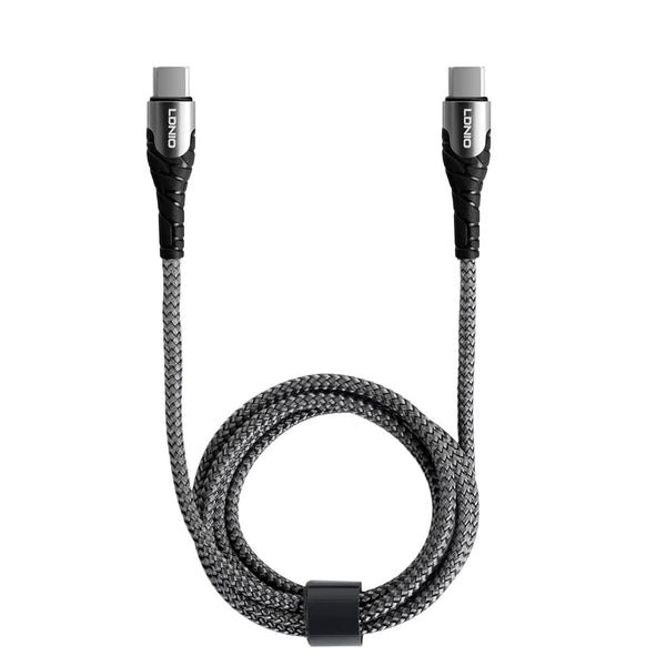LDNIO Fast Charging LC101 3A Data Cable Type C to Type C 65W Power PD Charge & Sync Cable
