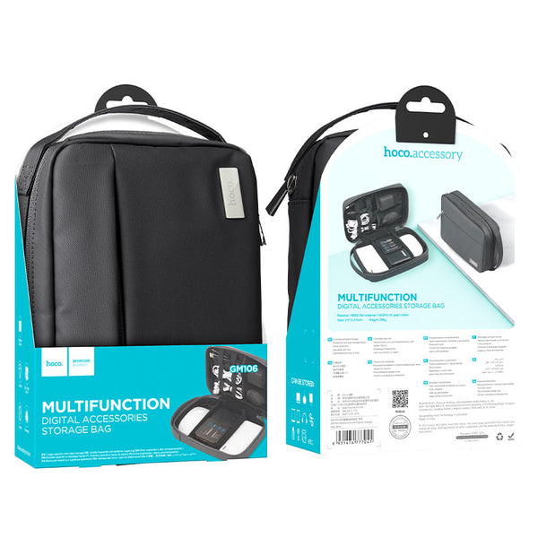 Premium Multifunctional Travel Organiser Storage bag “GM106” Dark Gray
