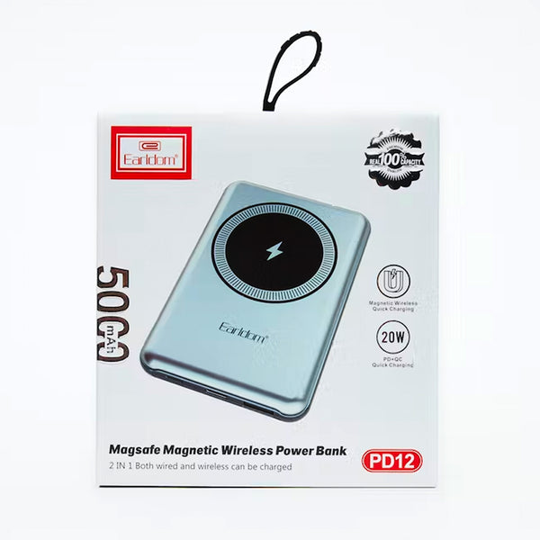 Earldom 5000mAh Magsafe Magnetic Wireless Power Bank