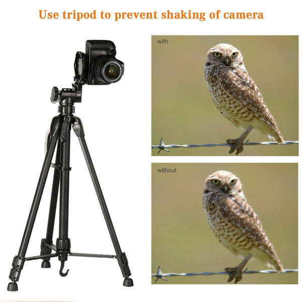 Extendable Lightweight Travel Camera Tripod Kit