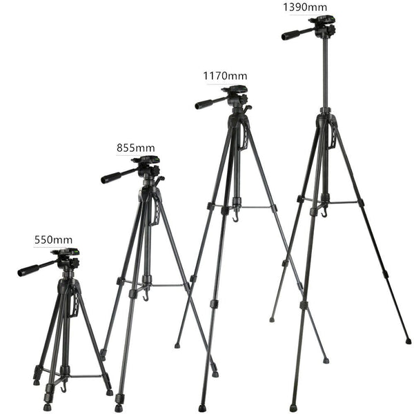Extendable Lightweight Travel Camera Tripod Kit