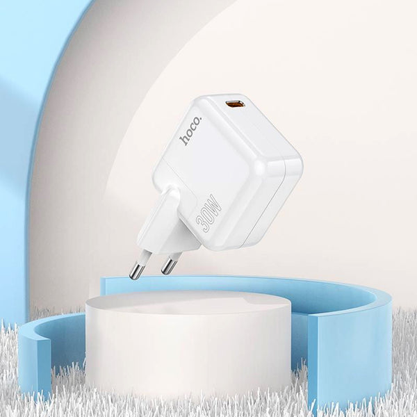 Hoco C112A Advantage wall charger single port PD30W charger(EU) set(Type-C to Type-C)