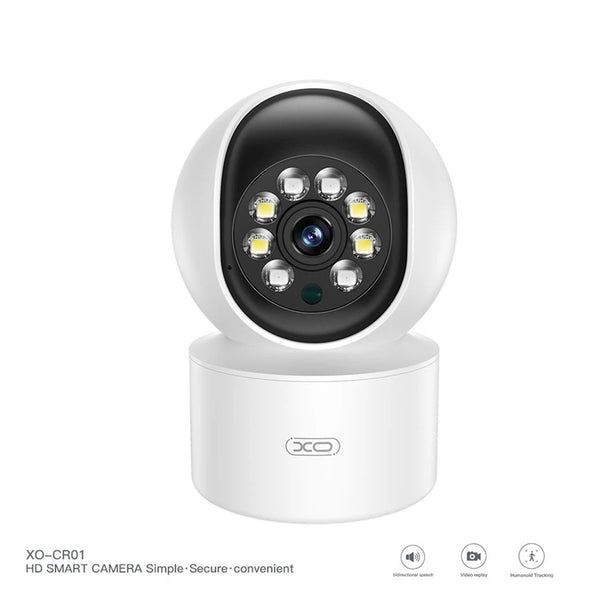 HD Smart Wifi Camera XO-CR01 Smart Treasure 300W Pixel Camera - White