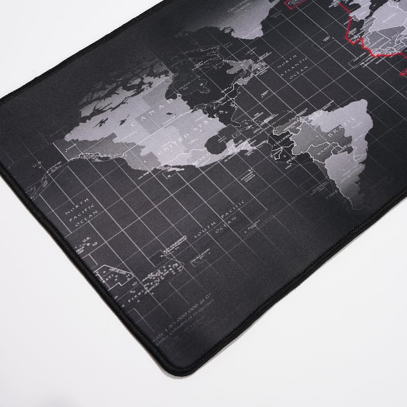 Map Pad Extended World Map Speed Gaming Mouse Pads (80 x 30cm) | Cell Fixer®