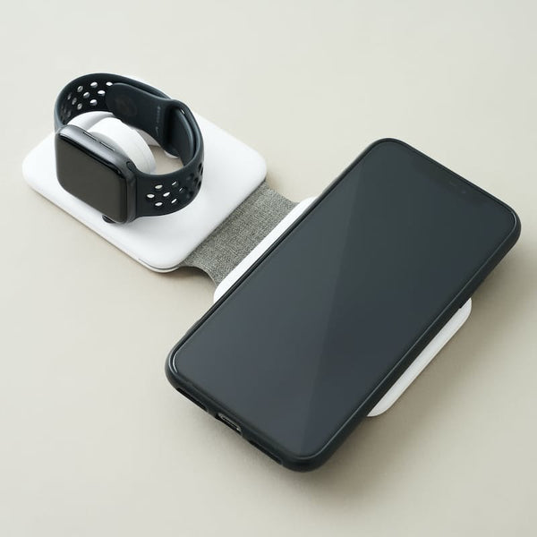 Earldom 18W Magnetic Duo Charger (Compatible with iPhone, AirPods & Apple Watch)