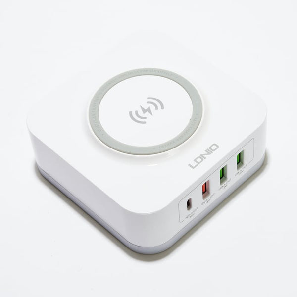 LDNIO 32W Desktop Power Station with Wireless Charger
