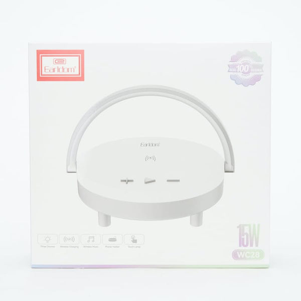 Multifunction Wireless Charge,Phone Holder,Night Light & Bluetooth Speaker