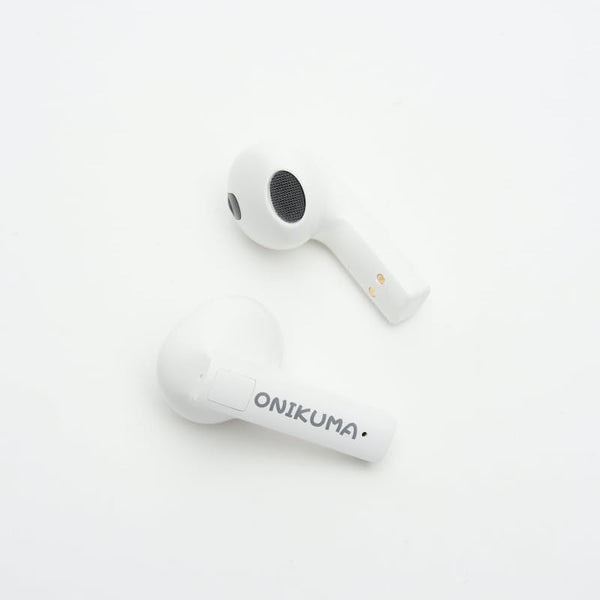 Onikuma TWS T301 Bluetooth Earbuds- White