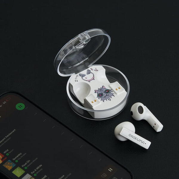 Onikuma TWS T301 Bluetooth Earbuds- White