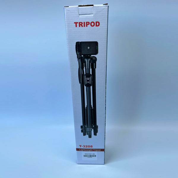 TRIPOD TRAVEL STAND FOR DSLR VIDEO CAMERA AND PHONE T-3208