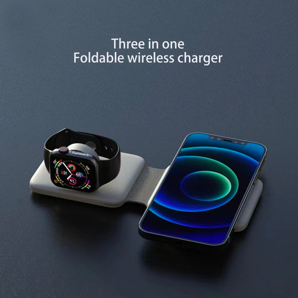 Earldom 18W Magnetic Duo Charger (Compatible with iPhone, AirPods & Apple Watch)