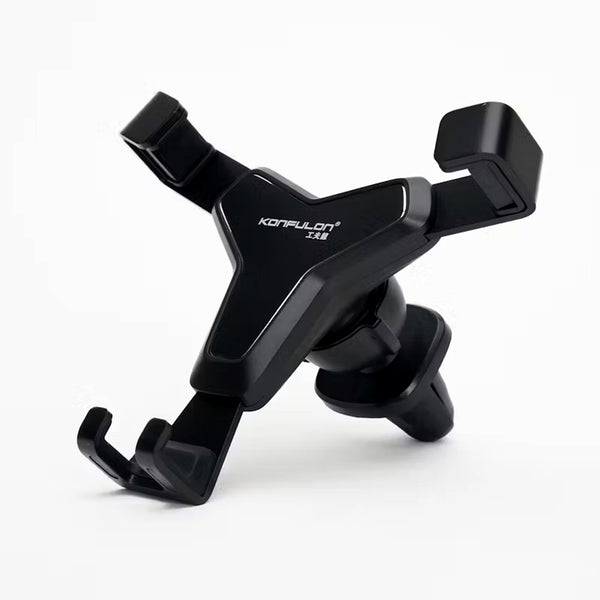 KONFULON Metal Frame Vehicle Bracket CM24 Car Cellphone Holder - Black