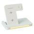 Multi-Function 3-in-1 Foldable Wireless Charging Stand With Night Light WC27 - White