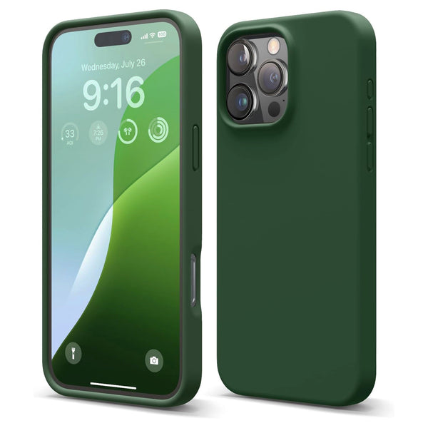 Shockproof Liquid Soft Silicone Case For iPhone 16 Pro Max (6.7